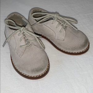 Janie and Jack leather lace up shoes